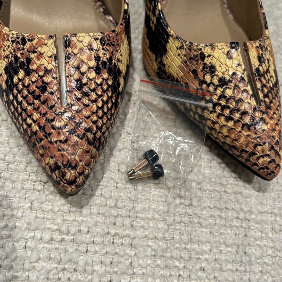 Marciano by Guess Genuine Snake Leather Pumps – Size 7(EU 37) - Picture 5 of 10